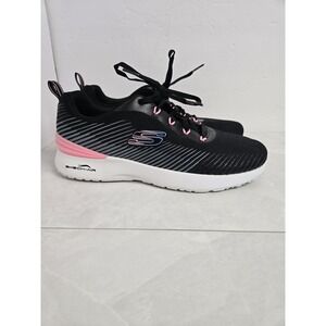 Skechers Skech-Air Light Weight Dynamight Black Pink Sneaker Women 8.5 EUC